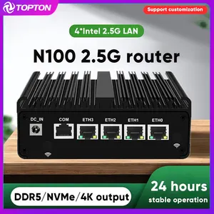 4x2. 5 G I226 Lan Intel N150 N100 PC Mini N6000 N5105 N6210 Router Lunak Komputer Firewall PVE Tanpa Kipas Industri Tanpa Kipas ESXi 8 esxi penjualan terbaik - №