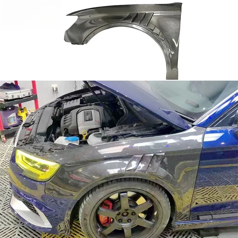 

A3 S3 RS3 8V High Quality Carbon Fiber Front Side Fender Auto Front Wheel Fenders For Audi A3 S3 RS3