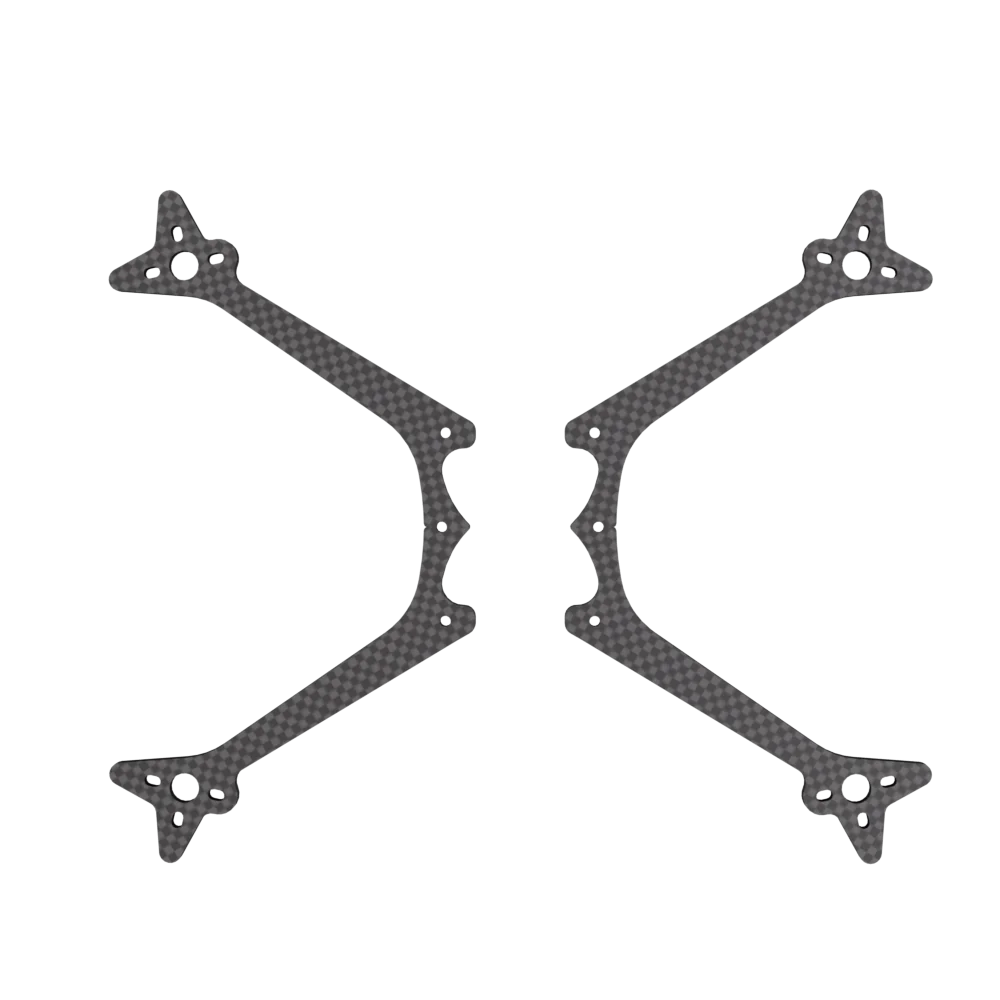 AOS 5 V5.1 FPV Frame Replacement Parts for middle plate/top plate/bottom plate/4pcs arm/1pair CNC camera side plates