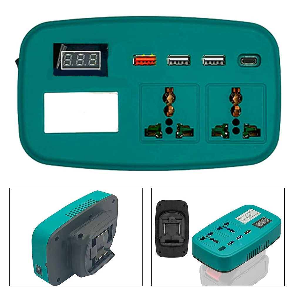 120W Lithium Battery Inverter DC To AC 220V Power Supply Inverter Adapter For M-akita Intelligent Inverter Outdoor Car Power
