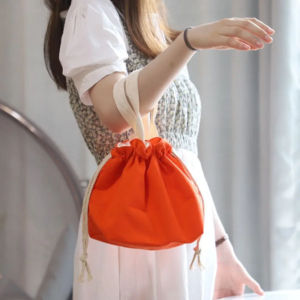 Kawaii الرباط حقيبة التخزين بلون سعة كبيرة الكرتون حقيبة مستحضرات التجميل محفظة نسائية للعملات المعدنية يشكلون كيس مزموم الحقيبة الصغيرة #4