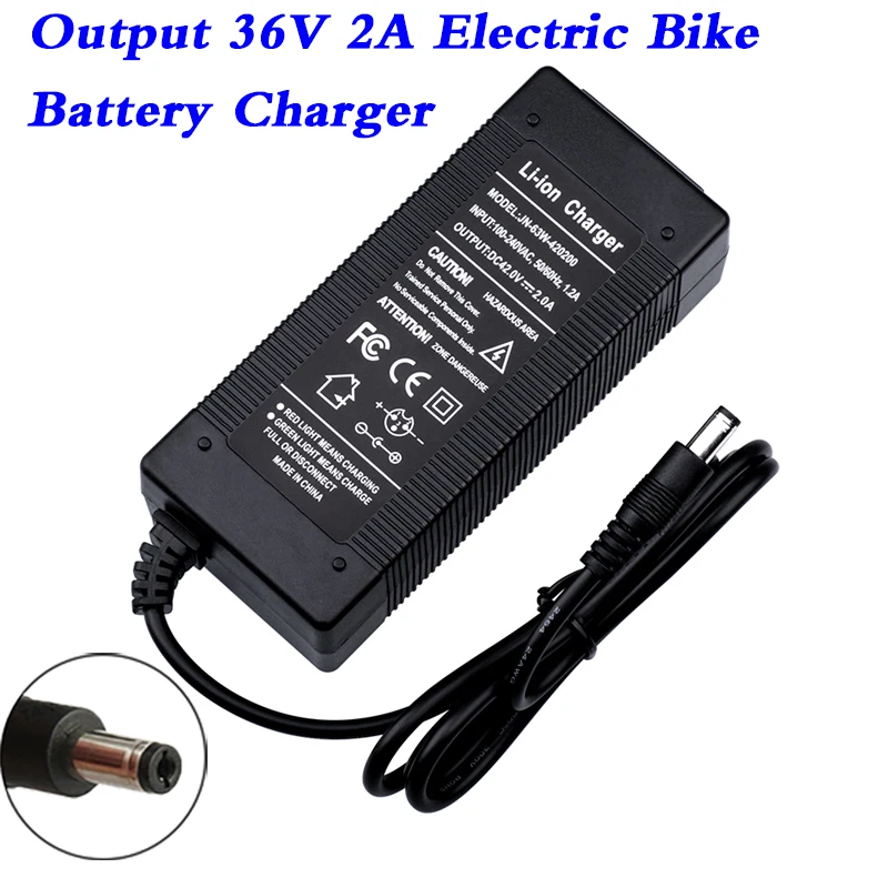 42V 2A Lithium Batteries Charger For 10Series 36V Li-ion Battery Pack Fast Charging Power Tool Charger Higher quality