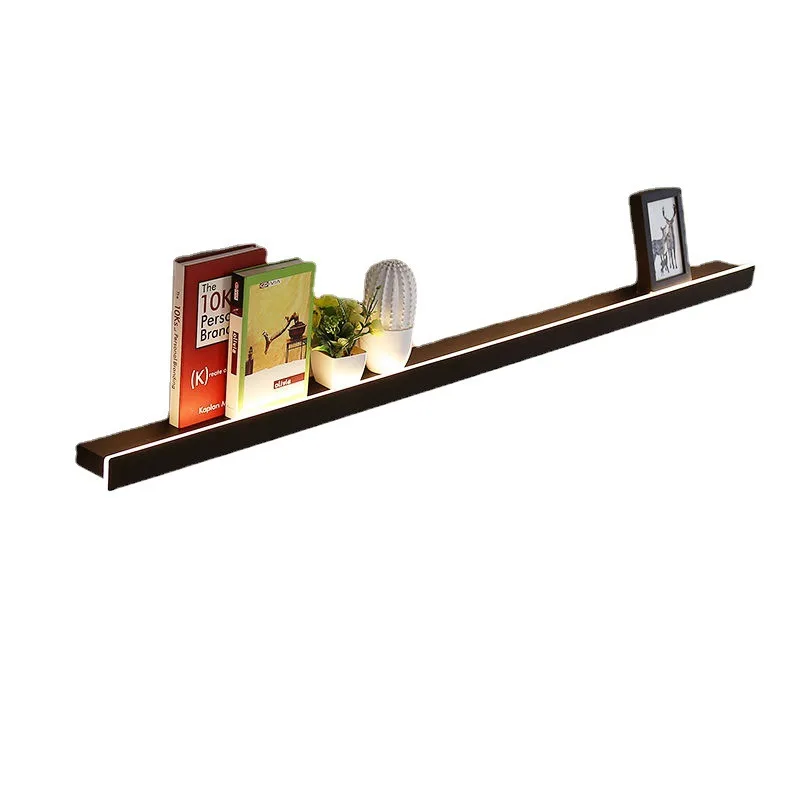 

Line storage wall lamp, minimalist living room background wall wall lamp, bedroom atmosphere long bedside, wiring-free lamp