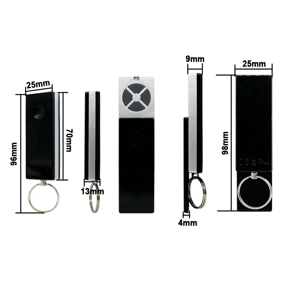 4 szt. Pilot TX4UNIS TX4UNI TX2EVS TX4EVS TX2EV 433 MHz bezprzewodowy pilot do mechanizmu otwierania drzwi garażowych