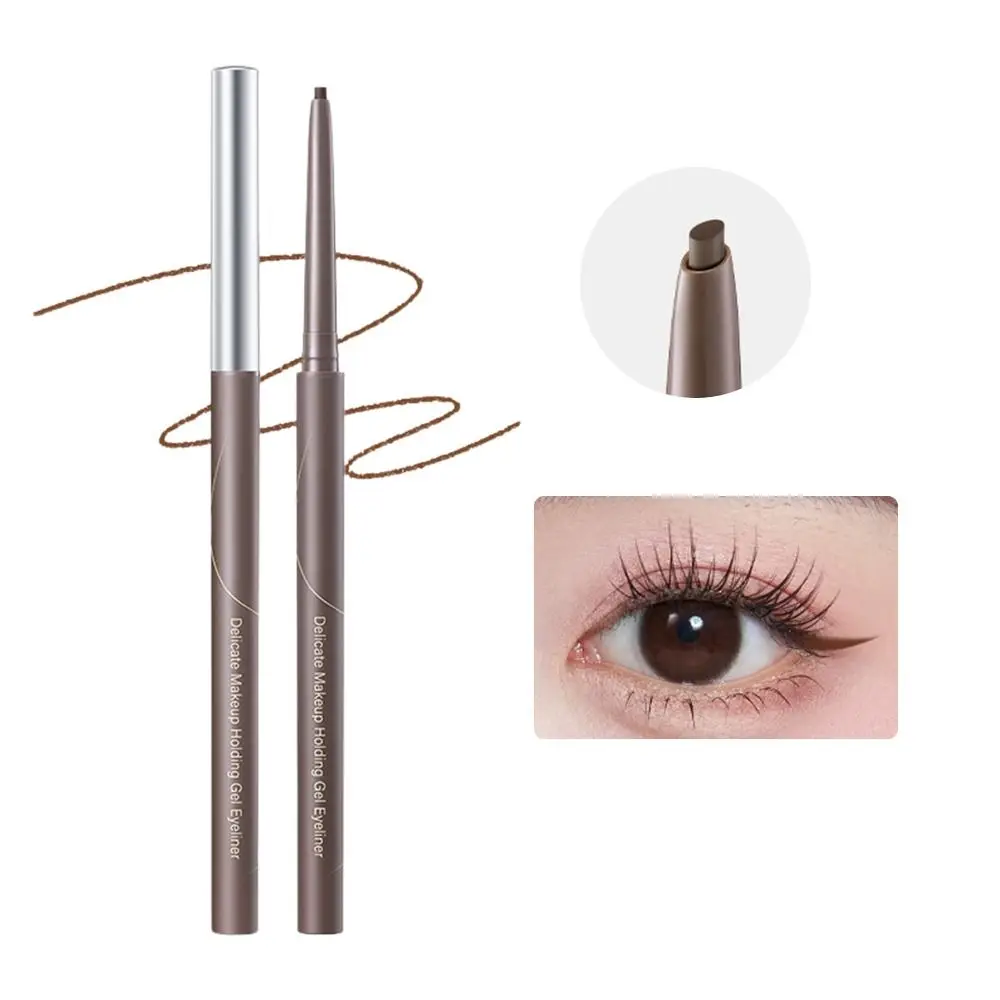 생생한 색감 슬림 젤 아이라이너, 굵고 선명한 파인팁 방수 아이라이너, 하루 종일 지속되는 롱래스팅 아이라이너