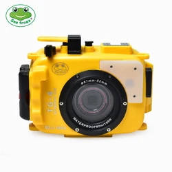 Seafrogs For Olympus TG4 /TG3 Plastic Waterproof 60M/195ft Camera Case Underwater Diving Camera Housing