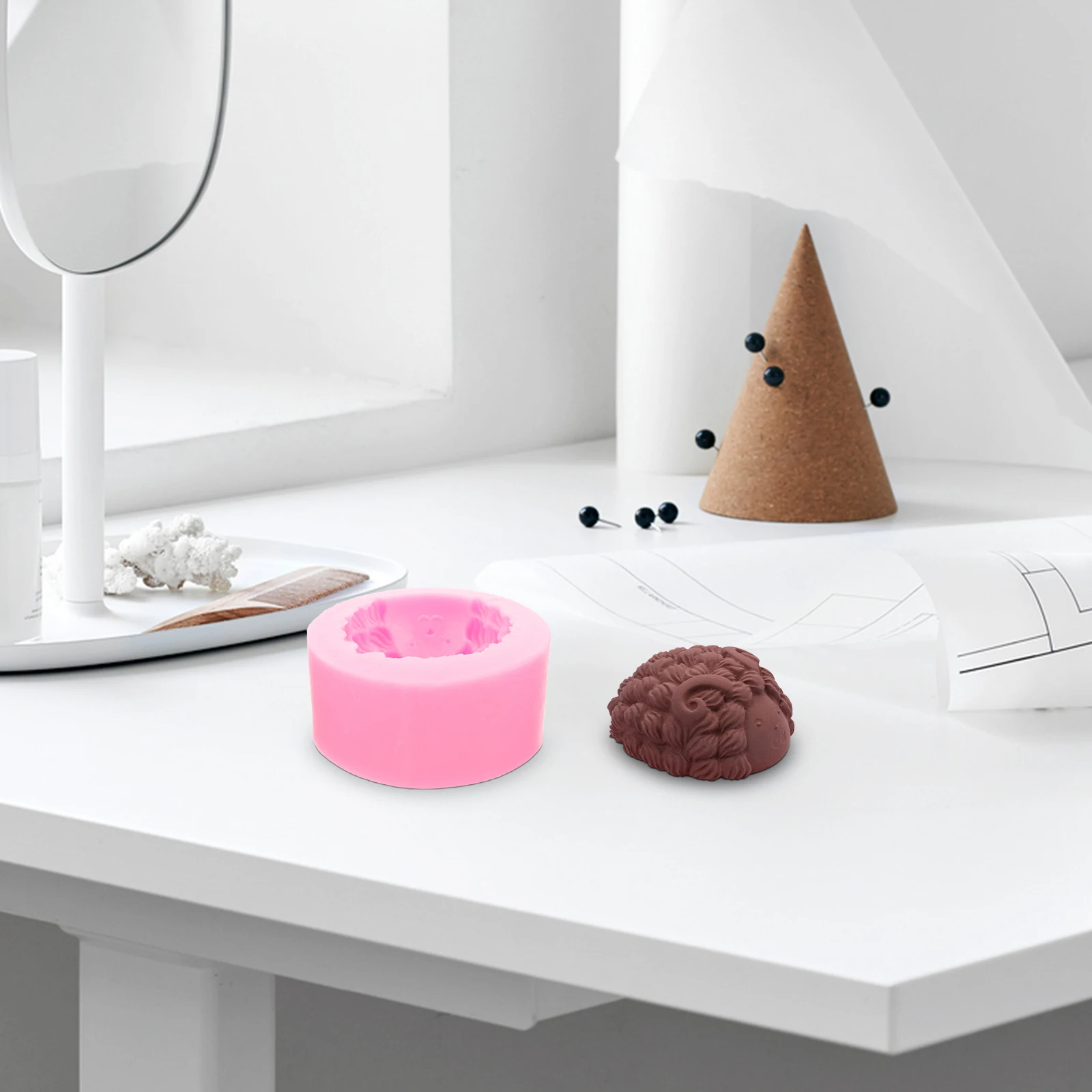 

Sheep Lamb Silicone Molds for Baking Soap Craft Flexible Fondant Chocolate C y Epoxy Resin Diy Adorable Cookie Making