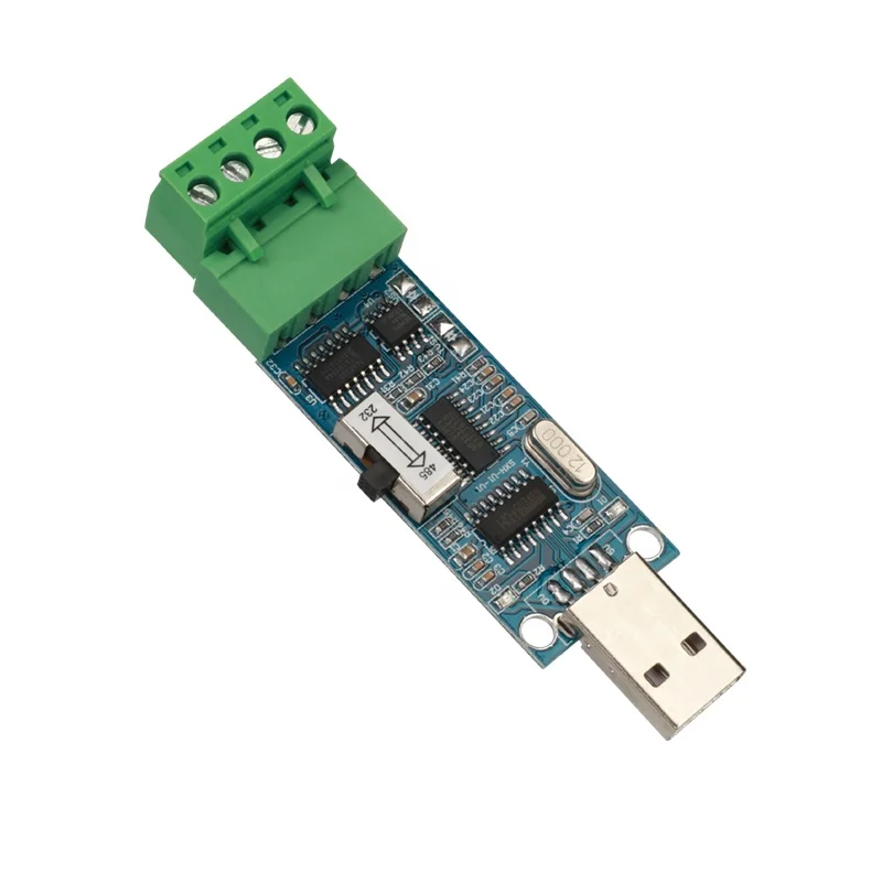 

Mini 2-in-1 USB to RS232/RS485 UART Serial Converter with CH340 Chipset DC5V Power Supports MAC/Linux/Windows & Android