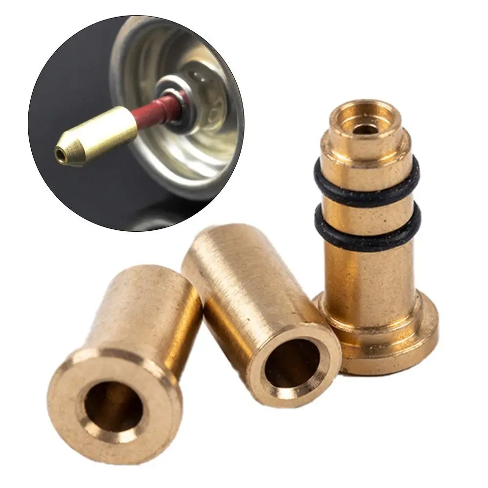 Reusable Brass Copper Nozzle Refill Butane Gas Adapter Inflatable Head For Dupont Ligne 2/Gatsby Gas Lighter Gas Filling Valve