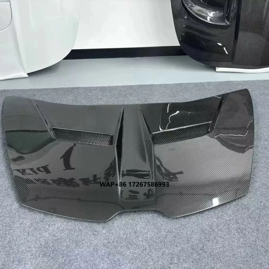 High Quality V-Type Carbon Fiber Perforated Engine Hood Modified for 2014-2018 for Huracan LP580 LP610 New Condition