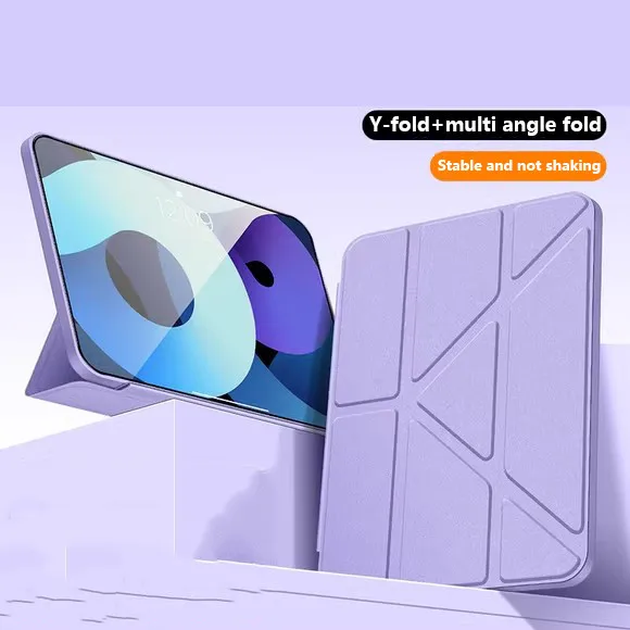 

Y-Fold Leather Flip Case For iPad 11th A16 2025 11inch Air 11 M3 Air7 Mini 7 A17 Pro 6 5 4 Pro 11 10th 10.9 10.2 9th 8th 7th 9.7