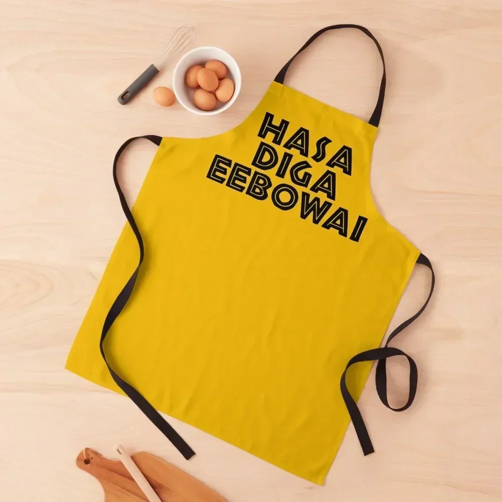 

Book of Mormon: Hasa Diga Eebowai Apron Kitchen Chef Cooking Clothes with personal logo Novelties Kitchen And Home Apron