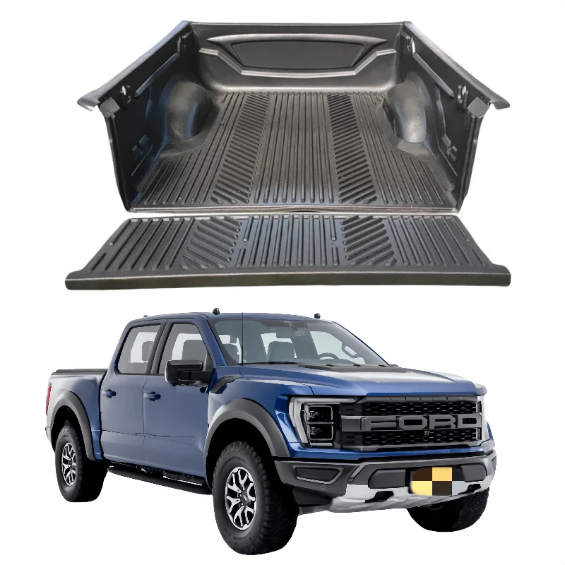 Suitable for Ford Ranger F150 pickup truck exterior decorative cargo box rear lining anti impact