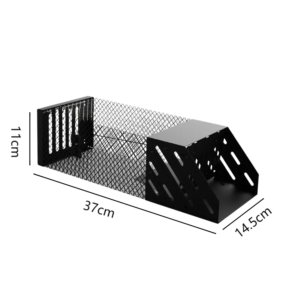

Однодверная клетка-ловушка для живых животных с высокочувствительным триггером, из оцинкованной стали, устойчивой к ржавчине, эффективная система отлова животных