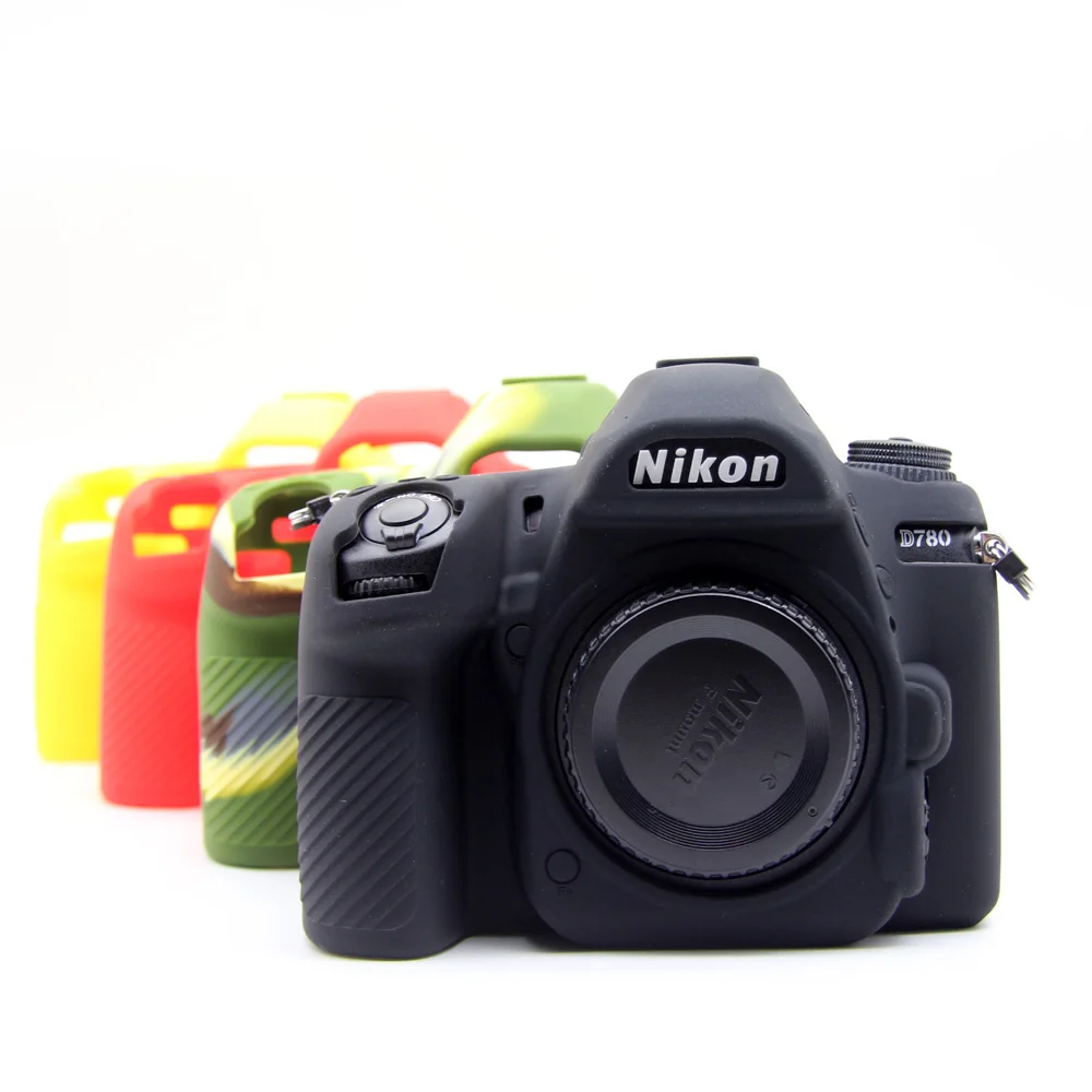 

Rubber Silicon Sleeve Armor Skin Case Body Cover Protector for Nikon D780 D 780 DSLR Camera Soft Shell Protective Video Bag