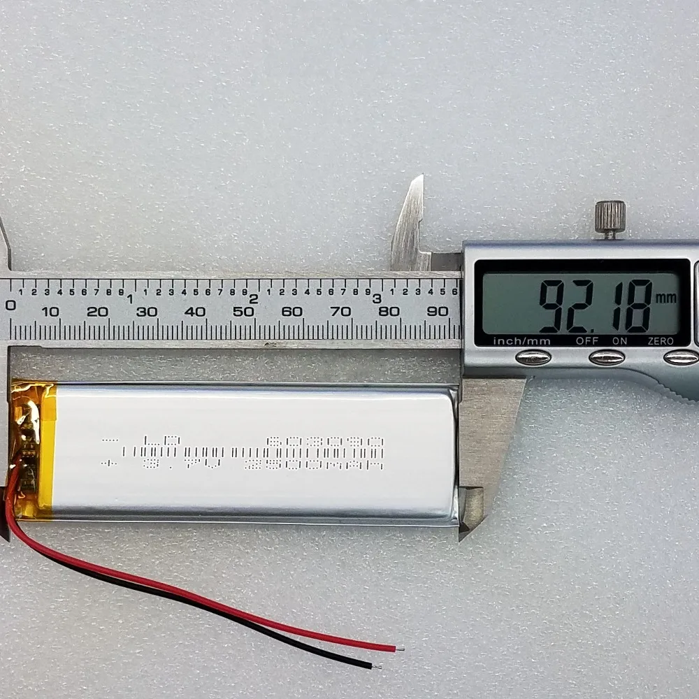 7030100 603588 603090 703090 3.7V 2500mAh Rechargeable li-Polymer Battery For GPS Bluetooth Speaker