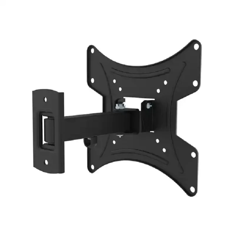 High Quality Universal Adjustable Led Lcd PC TV Wall Mount Bracket Black Base Table Top TV Stand for 14-42 Inch