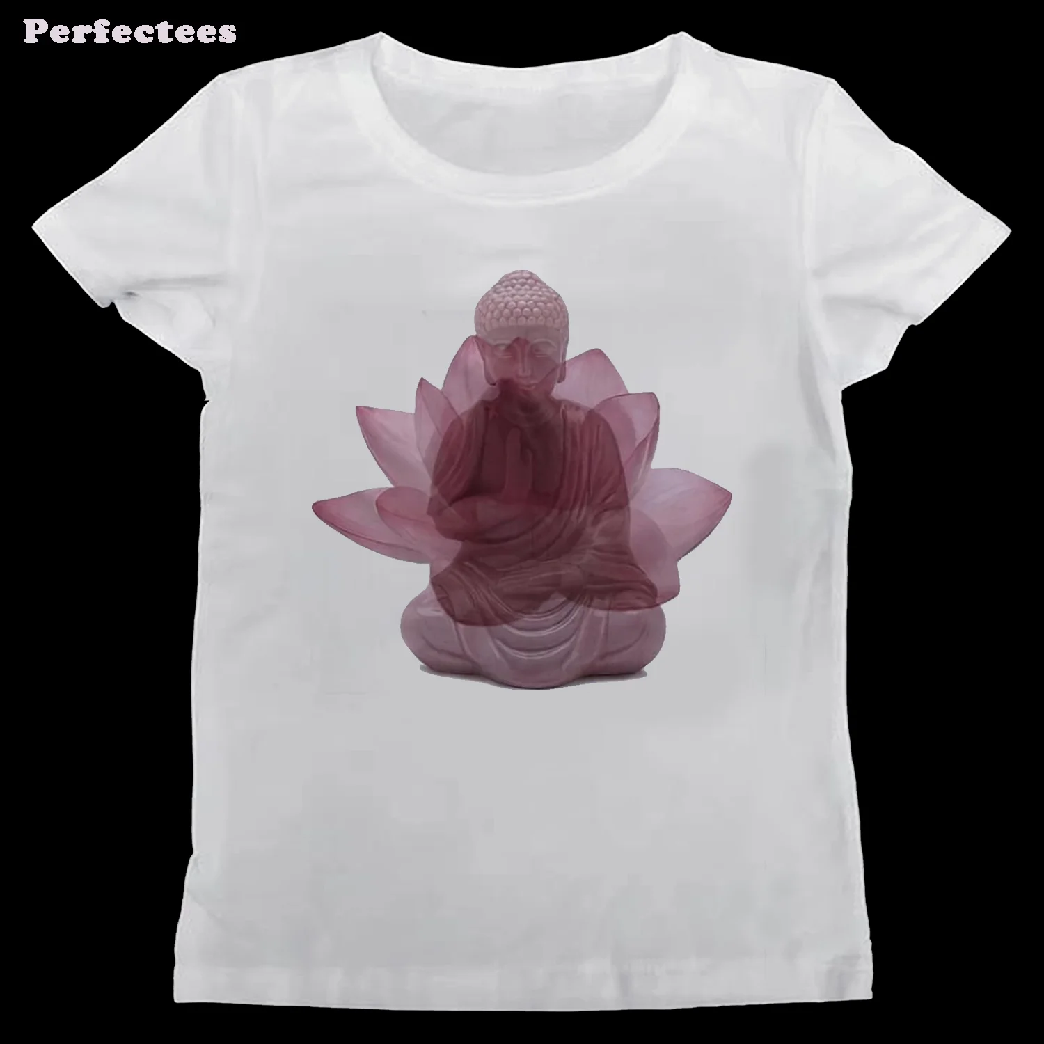 Summer Grunge Clothing - Buddha Lotus Printed T-shirt Women Y2k