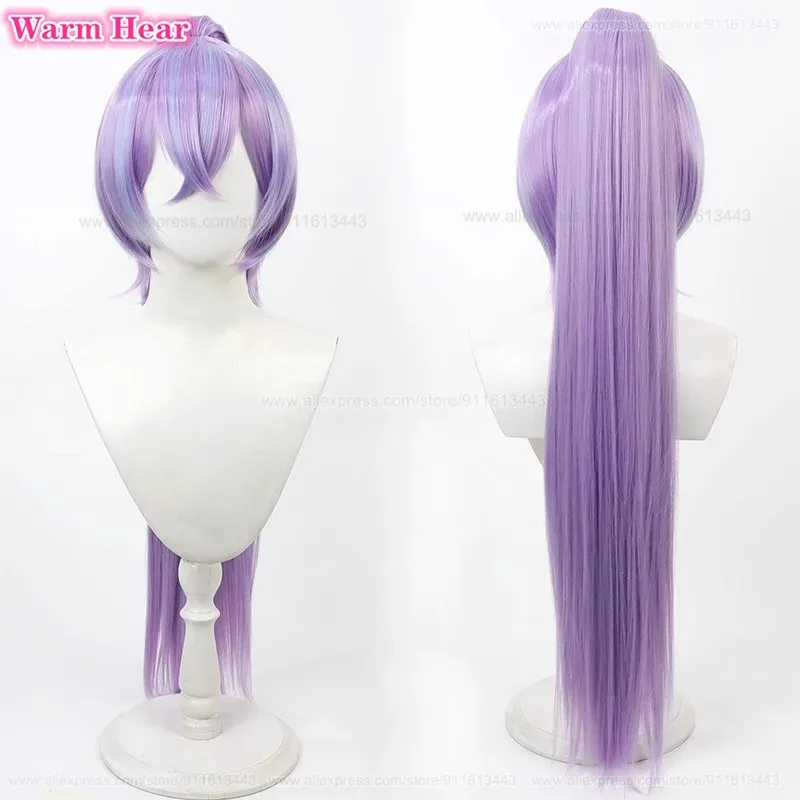 Vtuber الاصطناعية Hoshirube Sho Koyanagi Rou Inami Rai Murakumo Kagetsu شعر مستعار تأثيري مقاومة للحرارة الشعر هالوين شعر مستعار للحفلات