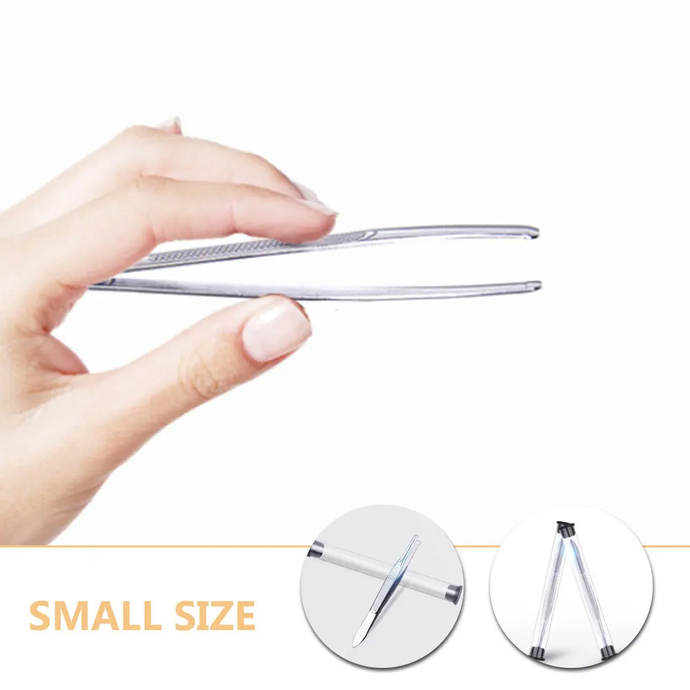 

3Pcs Facial Tweezers Stainless Steel Eyebrow Hair Removal Tool Precision Grip Small Tweezers for Women Teen Girls