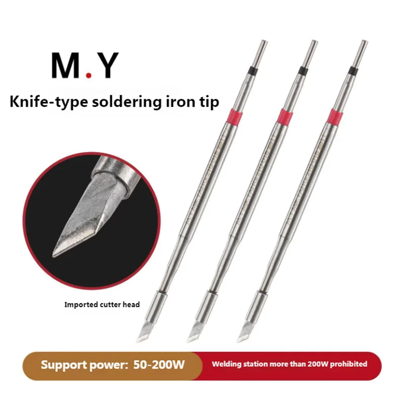 

YCS Mr. Yang Тип ножа Паяльное жало 210-018 Универсальная сварочная головка Инструмент для ремонта печатных плат мобильного телефона
