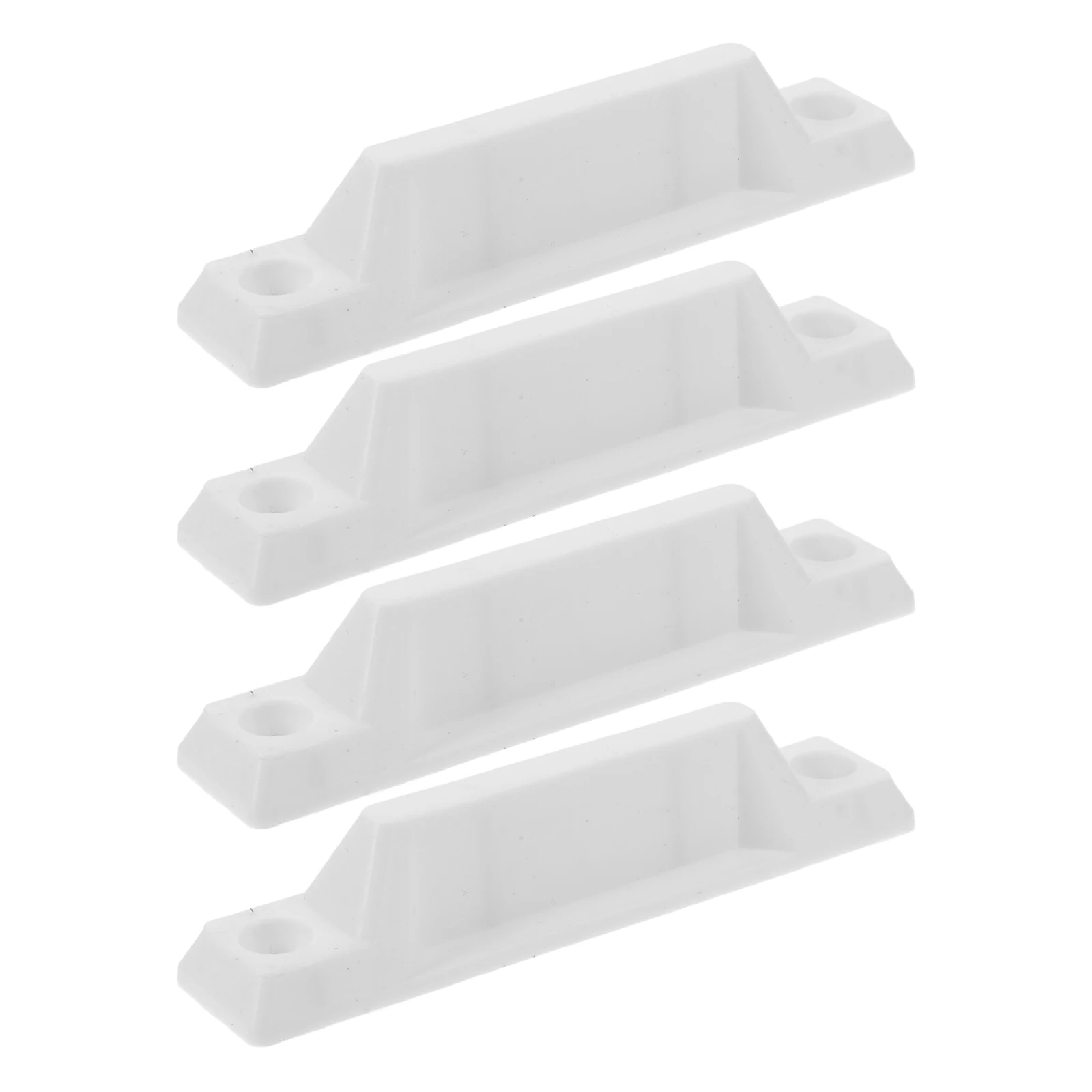 

4pcs One Word Handles for Windows Cabinets Wardrobes Pulls Thickened Anti Slip Glass Sliding Doors Kitchen Durability Modern