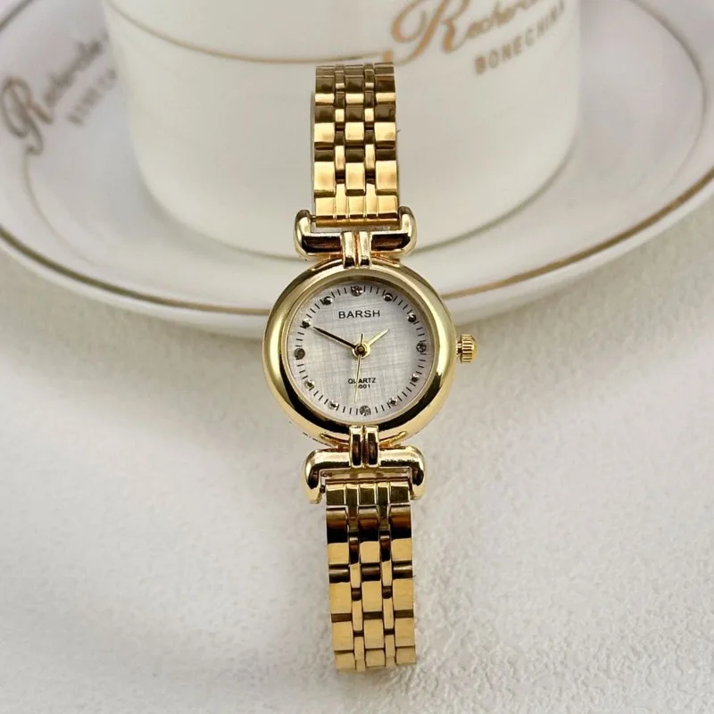 

Simple Small Dial Watches for Women Fashion Diamond Studded Dial Wristwatches Luxury Gift Quartz Watch Reloj De Mujer Wholesale