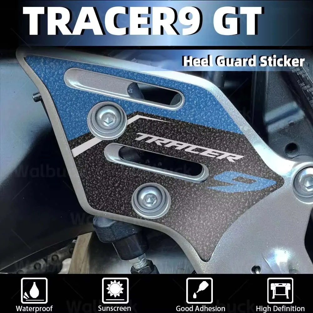 

Frosted Motorcycle Rear Heel Guard Protector Sticker Anti-Scratch Decal For TRACER 9 GT+ TRACER 9 Tracer 9 GT 2021 2022 2023