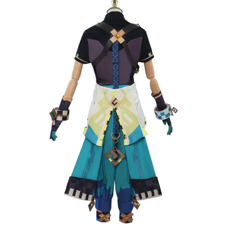 

XS-3XL IN STOCK Genshin Impact Full Set Outfits Suits Kinich Cosplay Uniform Costume Wig Shoes Propsv;2,r'6;t. FD1;6