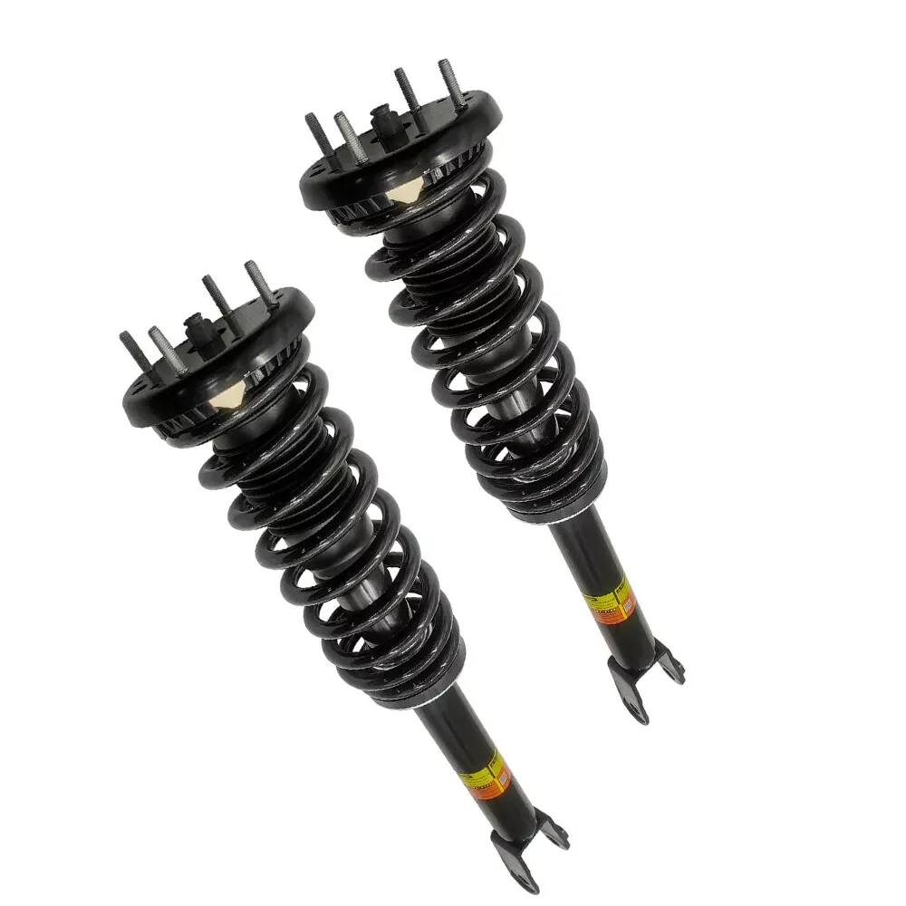 Pair Front Shock Asorbers Struts Assys w/o Electric For Jaguar XF RWD 2009-2015