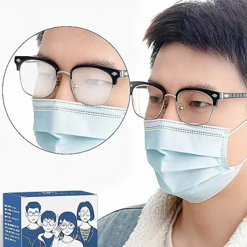 500Pcs/Box Glasses Cleaner Wet Wipe Disposable Anti Fog Misting Dust Remover Cleaning Lens Wipes Sunglasses Phone Screen