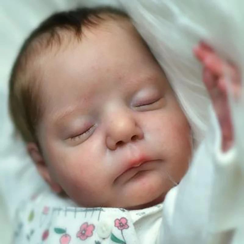 生まれ変わった赤ちゃん人形のキット,17インチの赤ちゃんの生まれ変わった赤ちゃんの人形のキット,未塗装と組み立ての人形,DIY