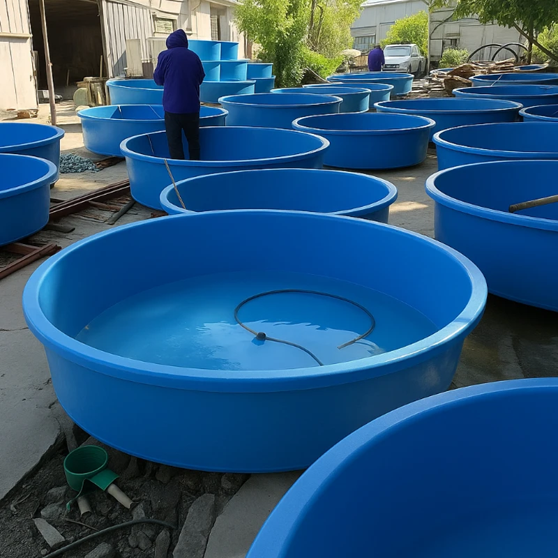 Durable fiberglass fish pond for ecological smoothing finish Die cutting fiberglass tool accessories
