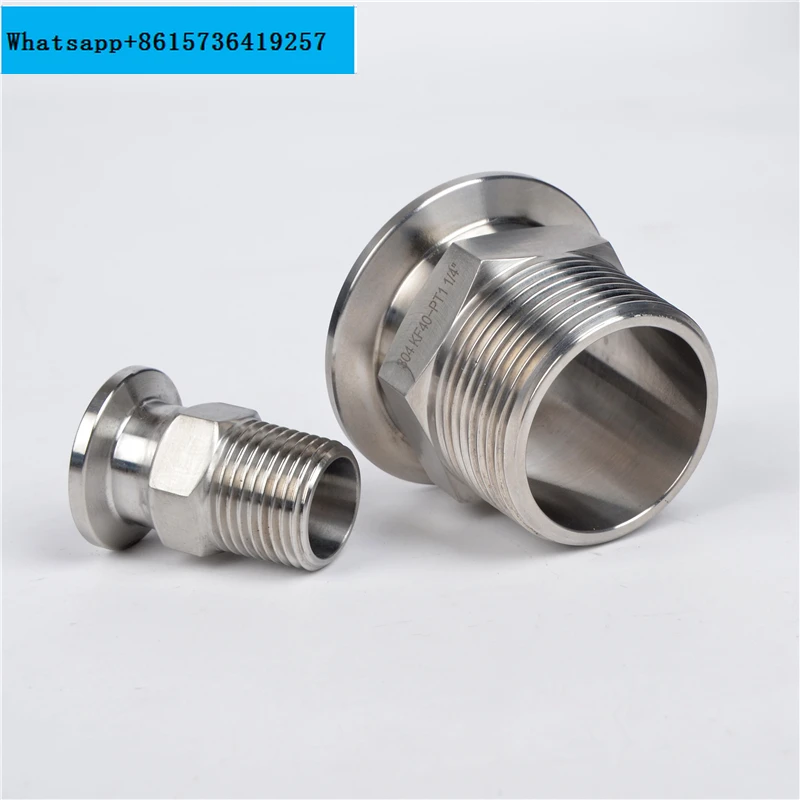 

304 stainless steel vacuum outer wire joint hexagonal chuck joint KF16/25/40/50 KF25 turn 1/2