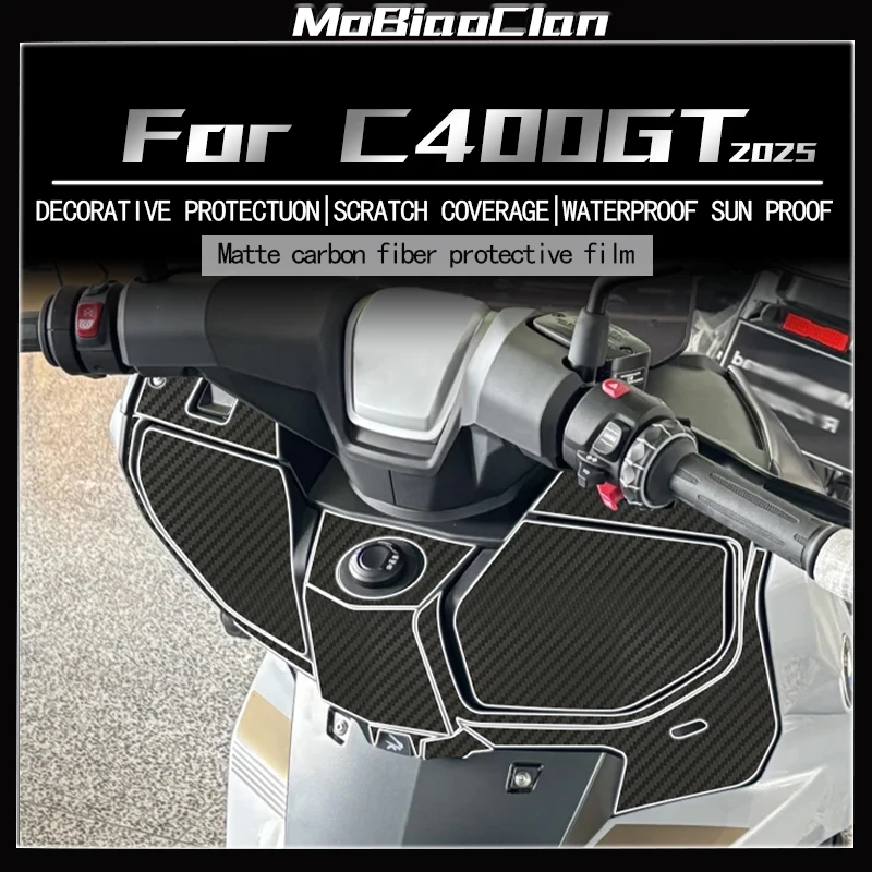 

For BMW C400GT C400 GT C 400 GT C 400GT c400gt 2025 3D carbon fiber protective sticker body film modification accessories ﻿
