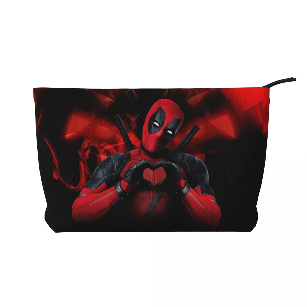 Custom Deadpool Superhero Travel Cosmetic Bag Women Cartoon Cosplay Toiletry Makeup Organizer Ladies Beauty Storage Dopp Kit