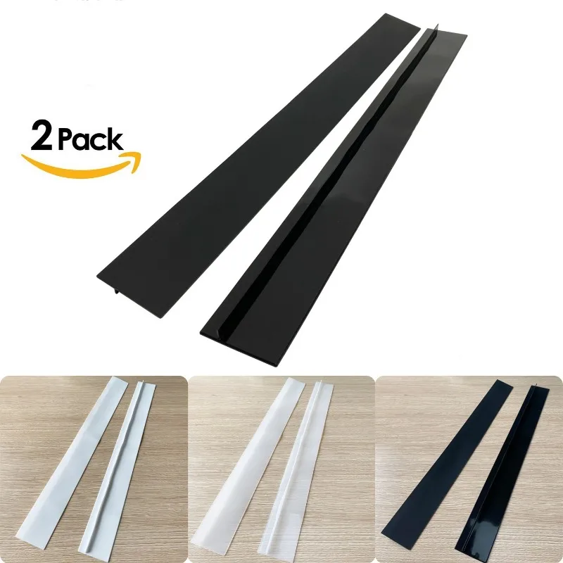 Silicone Stove Counter Gap Cover Set of 2 Silicone Kitchen Gap Filler Heat Resistant Silicone Stove Counter Gap Filler 21''/25''