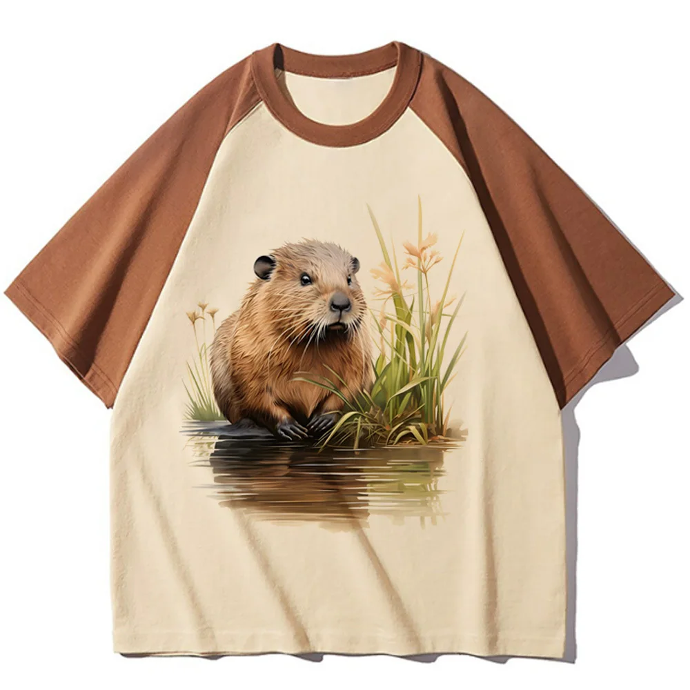 Nutria t shirt women active wear comic t shirt female funny clothing