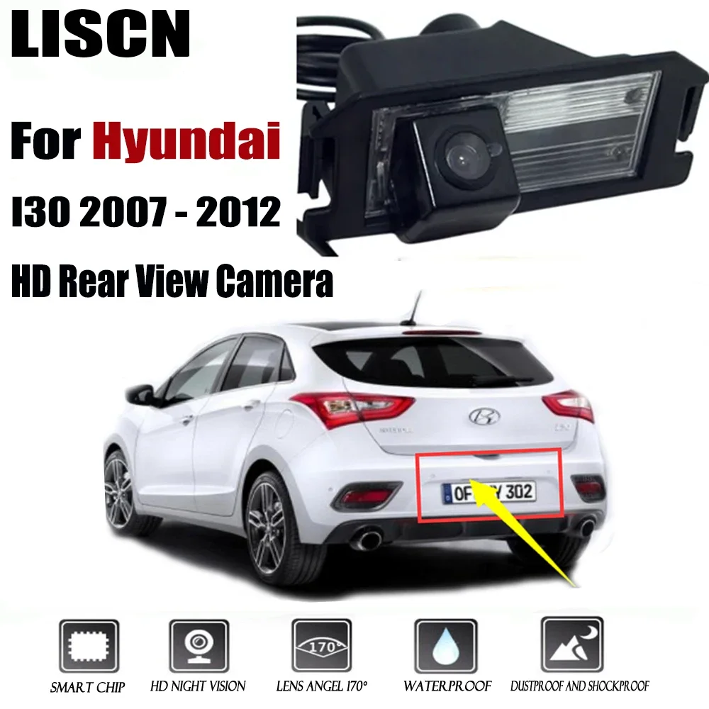 Kamera cofania do Hyundai I30 2007-2012 CCD Night Vision Kamera cofania RCA / kamera rejestracyjna / kamera cofania