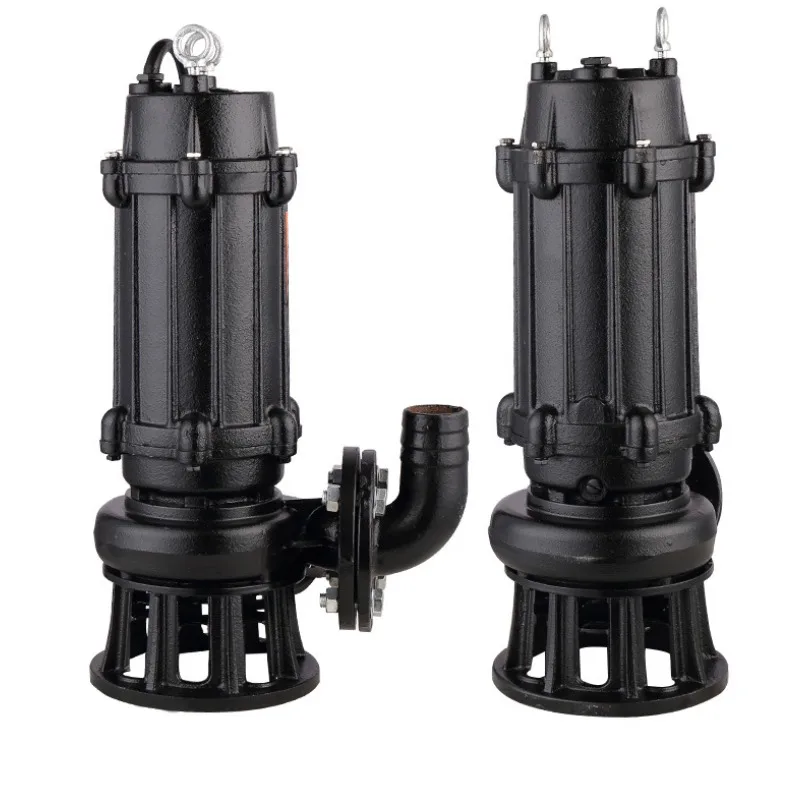Submersible Sewage Pump 380V 3kW 5.5kW 7.5kW 11KW Three-Phase Mud Manure Slurry Wastewater Pump