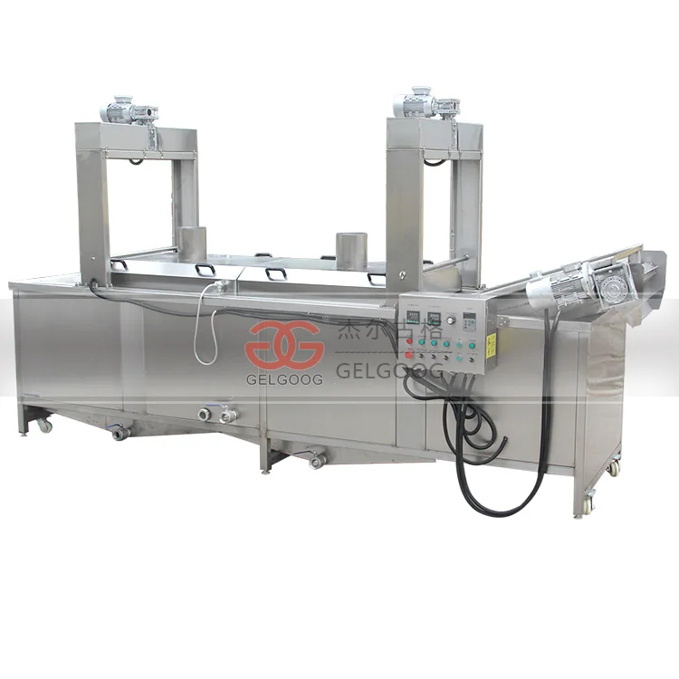 المهنية الصناعية التلقائي آلة المقلاة المكسرات السمبوسة الفول السوداني البطاطس المقلية بلانتين رقائق البطاطس آلة القلي