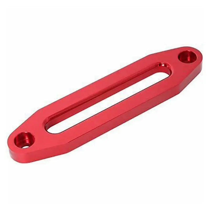 A30F-Accessories 10 Inch 12000 DBS Winch Rope Guide Hawse Aluminum Fairlead For Off Road 4WD Rope Silver Rope Guide Wire Guide R