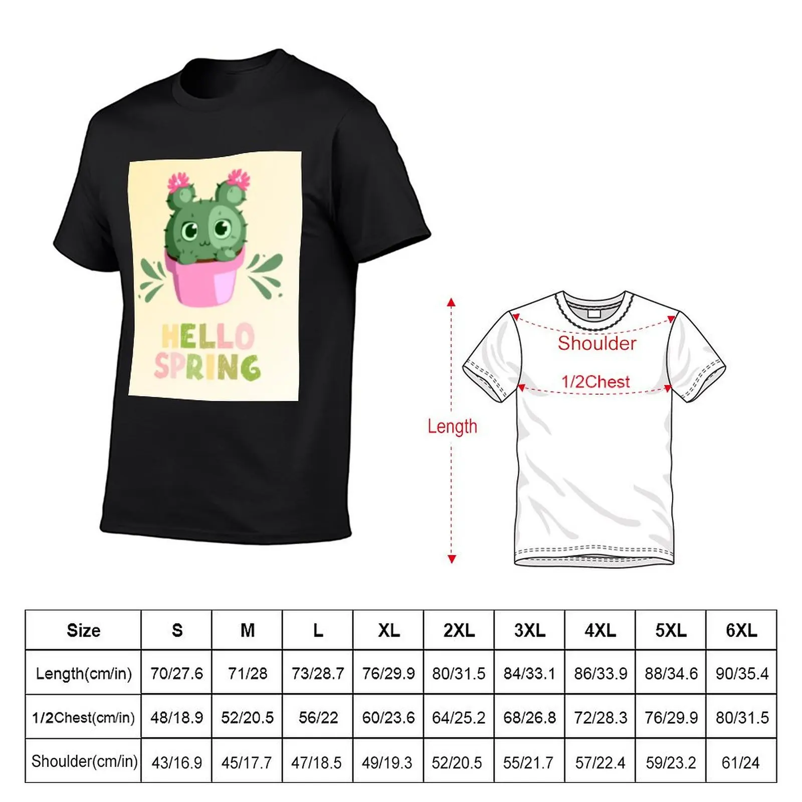 Hello spring! T-Shirt heavyweights sublime plus sizes aesthetic clothes plain t shirts men