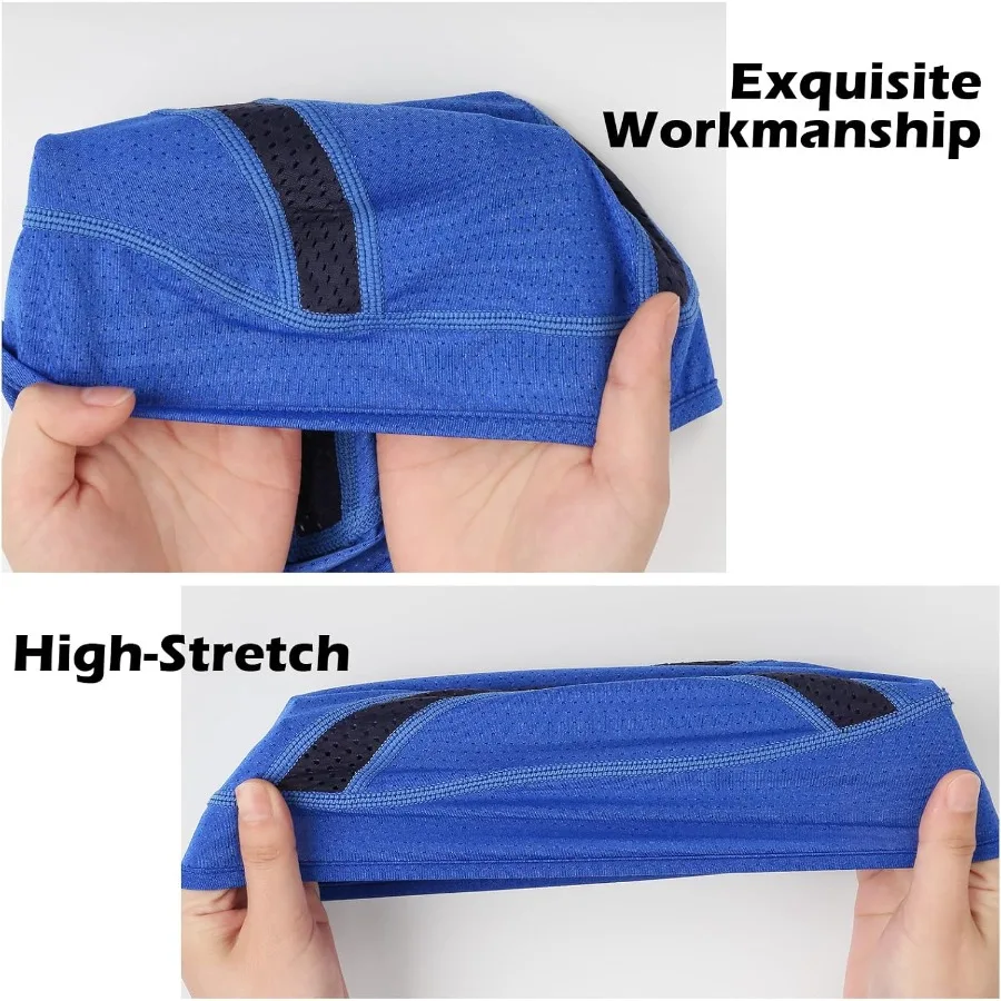 Topi Jaring Pendingin untuk Bersepeda dan Berlari, Cocok untuk Pria dan Wanita, Dapat Dipakai di Bawah Helm