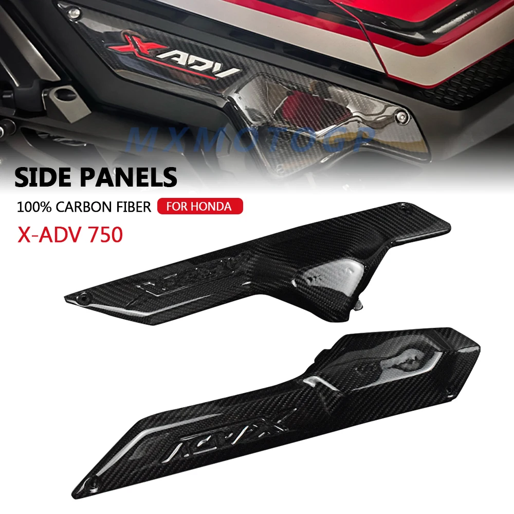 

Для Honda X ADV 750 X-ADV 750 2017 2018 2019 100% углеродное волокно, боковые панели, обтекатель, аксессуары для мотоциклов