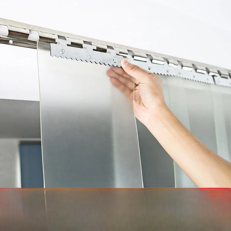 

Frosted Soft Door Curtain PVC Plastic Kitchen Partition Curtain Winter Warmth Windproof Home Use Room Dividers Non Transparent