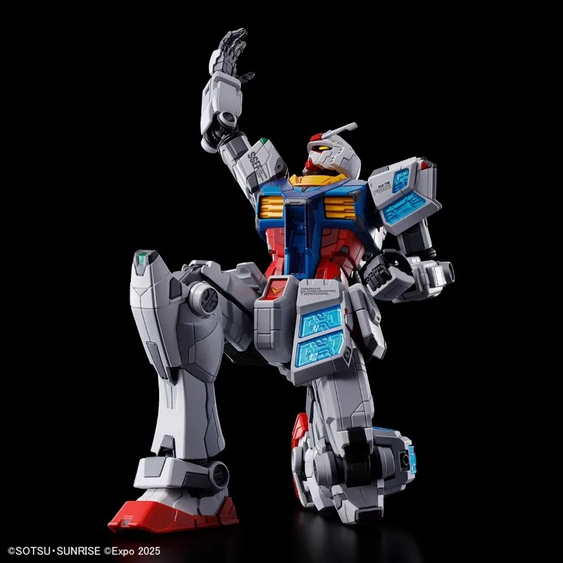 Bandai Genuino RX78F00/E GUNDAM EX001 GLRSS Piuma UNIT 1/144 Anime Action Figure Robot Modello di Montaggio Giocattolo Regalo Per Bambini