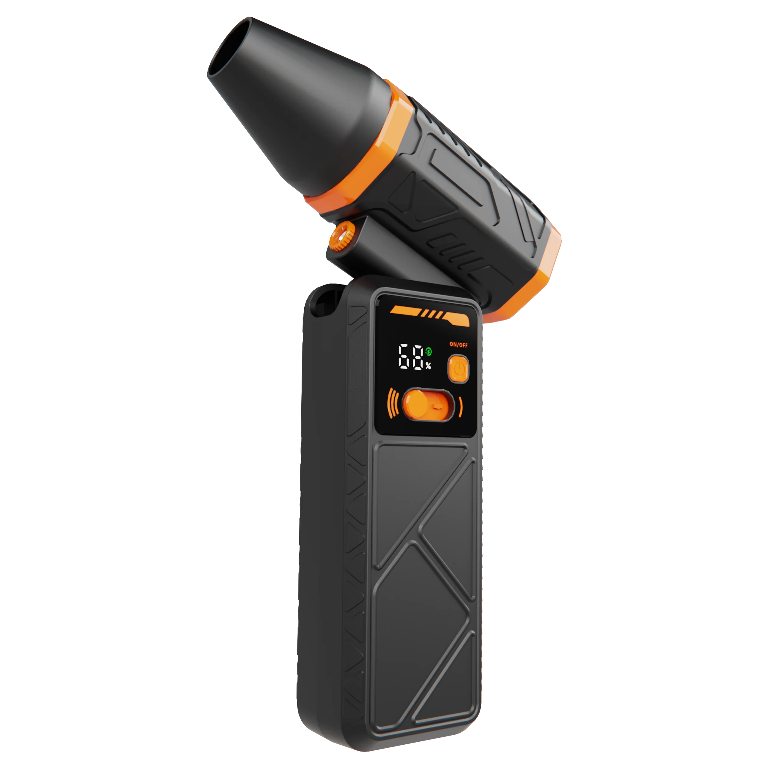 منفاخ توربو Fiizreal H28 بدون فرش - بطارية مزدوجة 8000 مللي أمبير في الساعة 130,000 دورة في الدقيقة مع شاشة رقمية وفوهة قابلة للدوران من النوع C #3