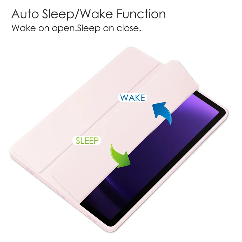 For Samsung Galaxy Tab S9 FE+ Case 10.9 12.4 inch 2023 Clear Hard PC Soft Back For Funda Tab A9 S9 FE Plus 12 4 S9 Tablet Cover