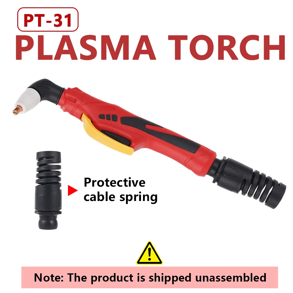 Antorcha de corte por plasma Tig PT31, cuerpo de antorcha PT-31, cortador de plasma para máquina de corte por plasma refrigerada por aire de 30-50A, versión profesional